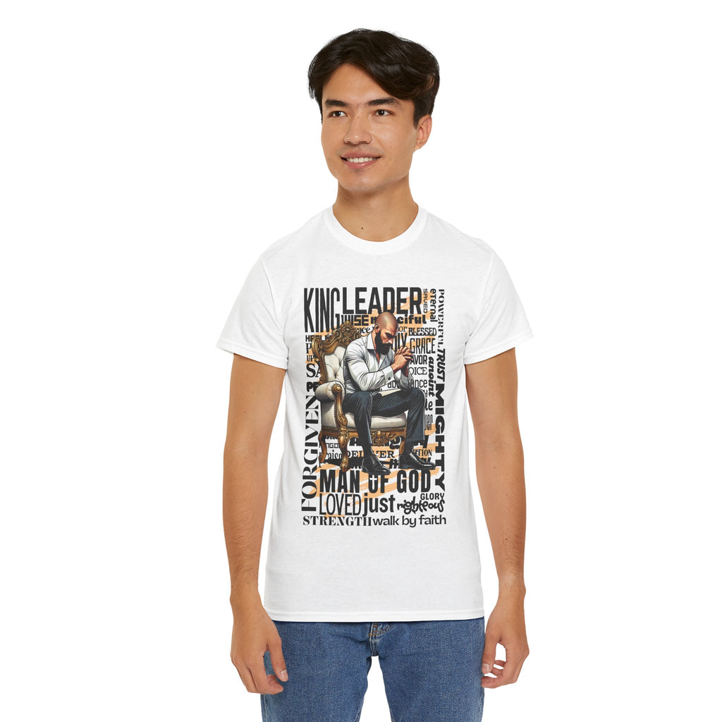 Christian Man of God Graphic Tee — "Man of God" Faith-Based Inspirational T-Shirt