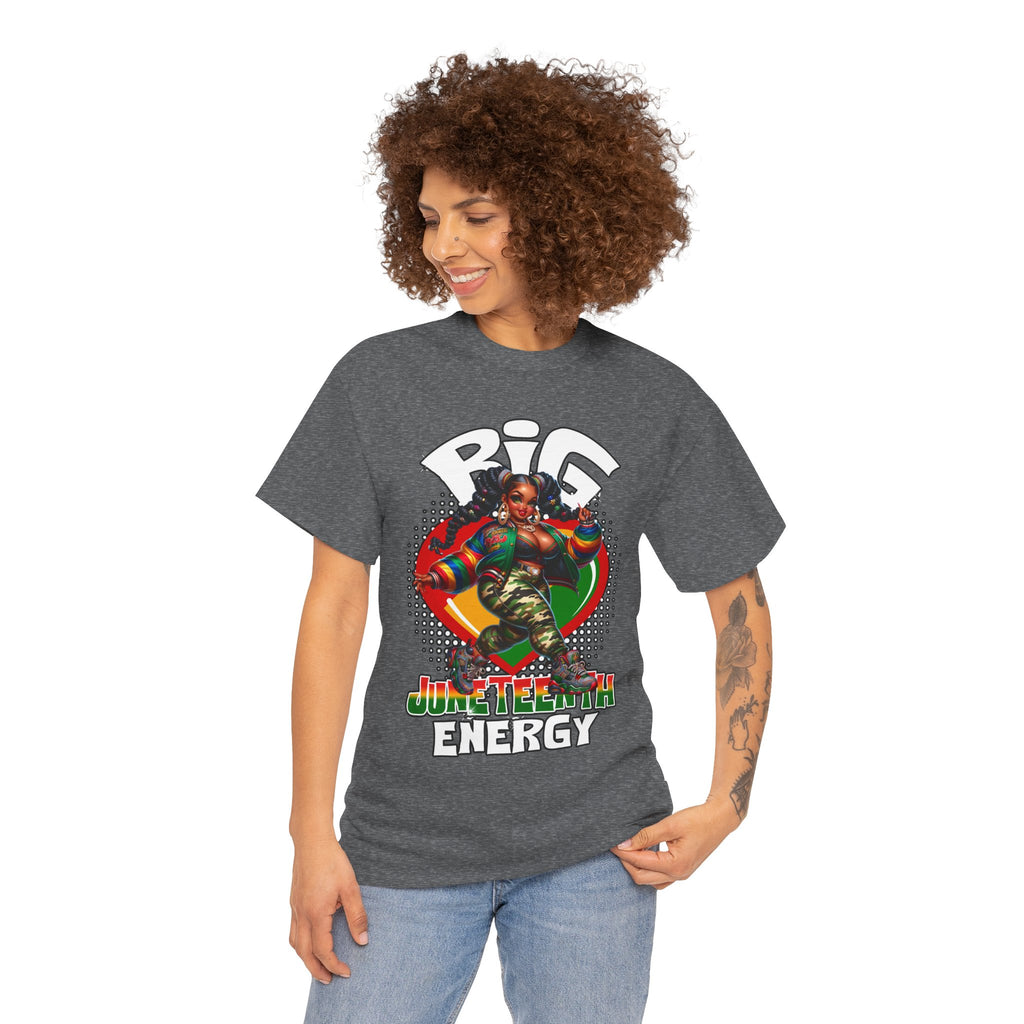 Reggae Energy Graphic Tee – "Big Energy" Dancehall Vibes T-Shirt