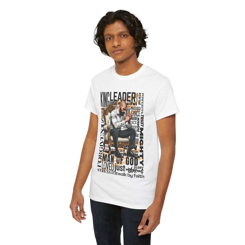 Christian Man of God Graphic Tee — "Man of God" Faith-Based Inspirational T-Shirt