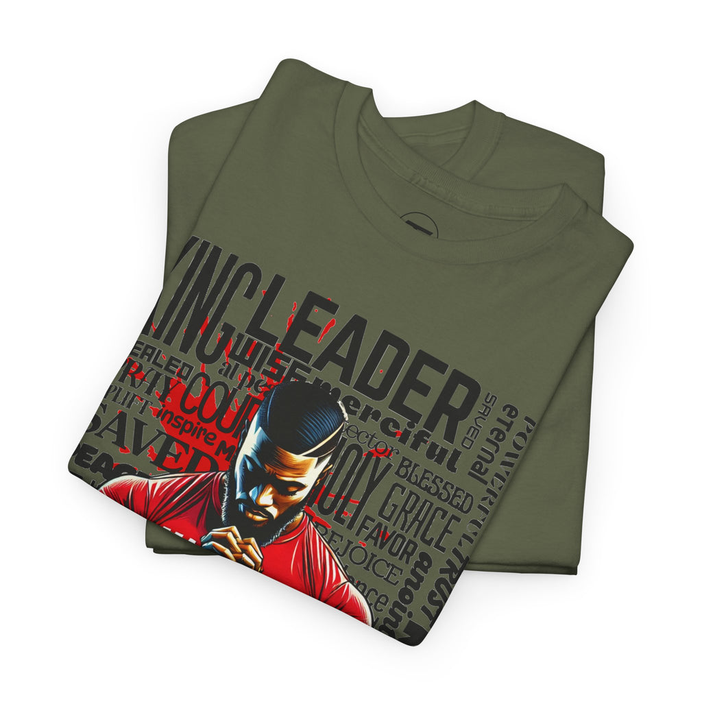 Faith-Inspired Graphic Tee — "Man of God" Prayer Design