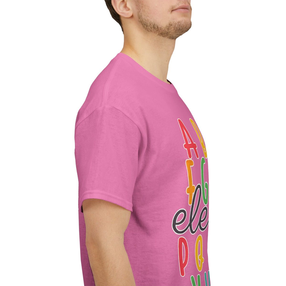 Alphabet Elemeno Kids Tee — Colorful ABCs Shirt for Teachers & Toddlers