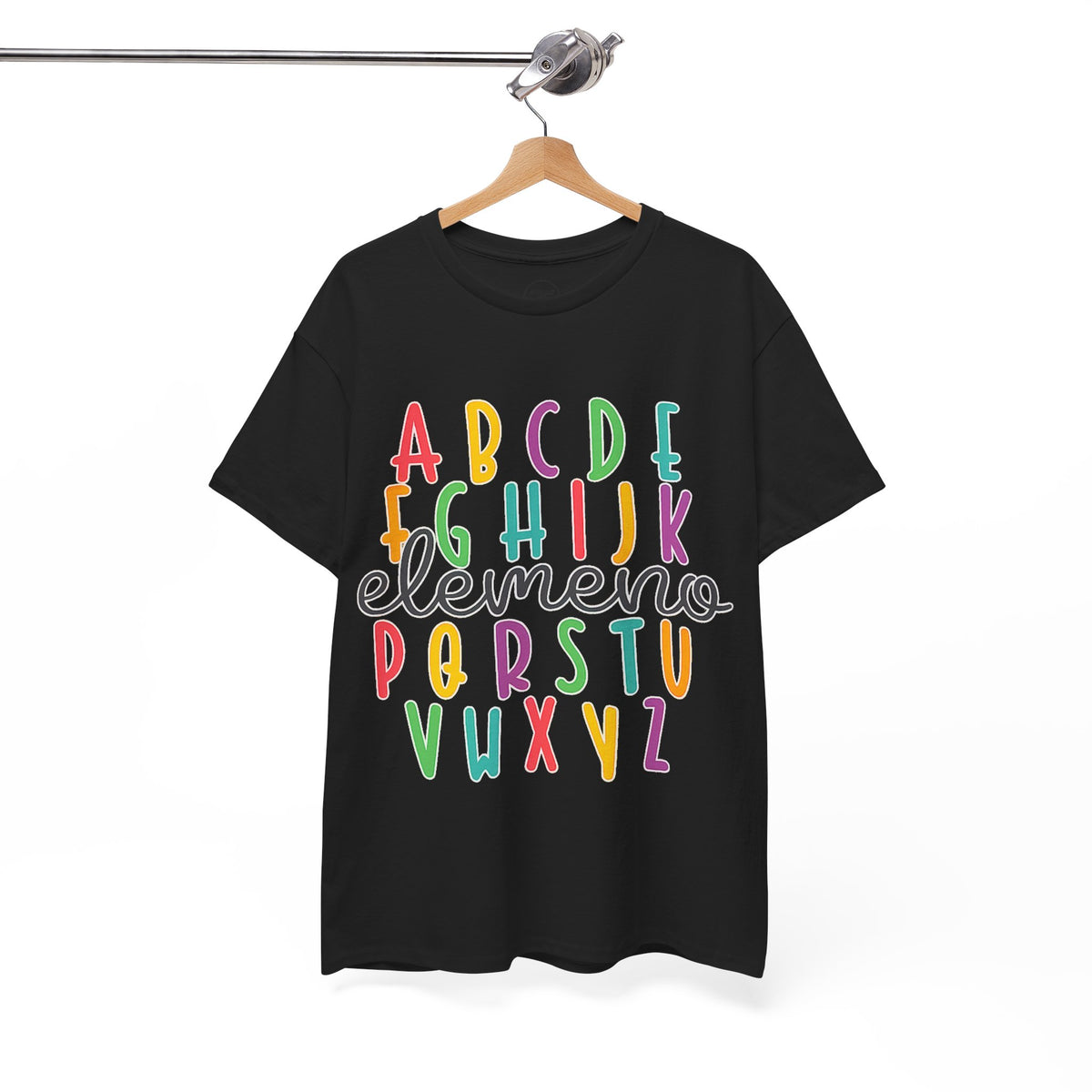 Alphabet Elemeno Kids Tee — Colorful ABCs Shirt for Teachers & Toddlers