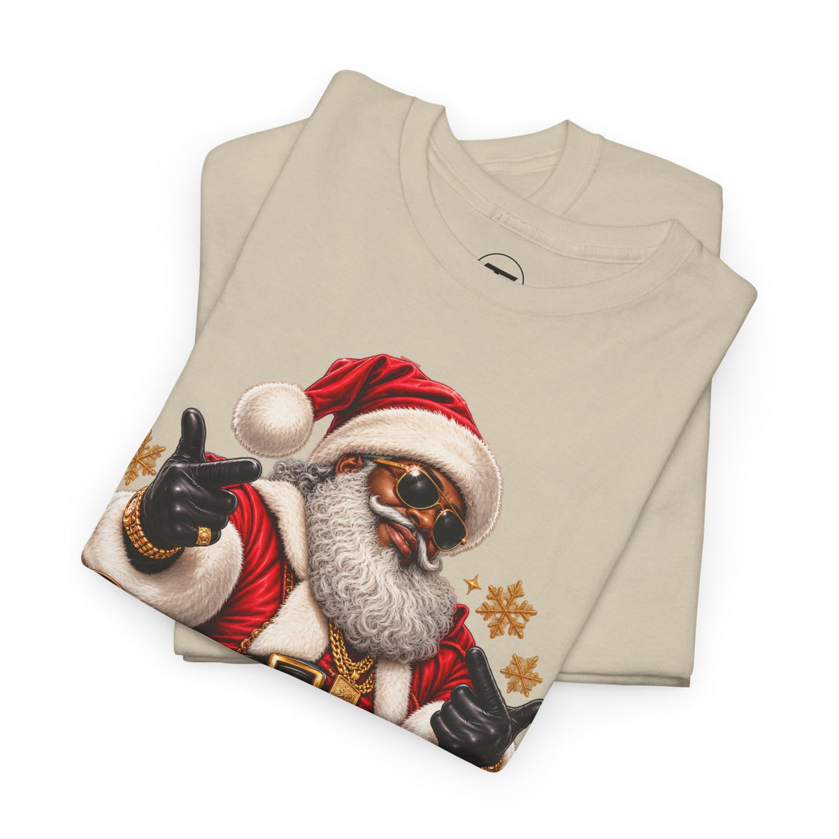 Sleighin’ All Day Santa Christmas T-Shirt | Funny Holiday Graphic Tee