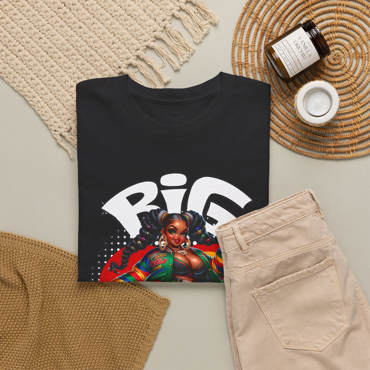 Reggae Energy Graphic Tee – "Big Energy" Dancehall Vibes T-Shirt