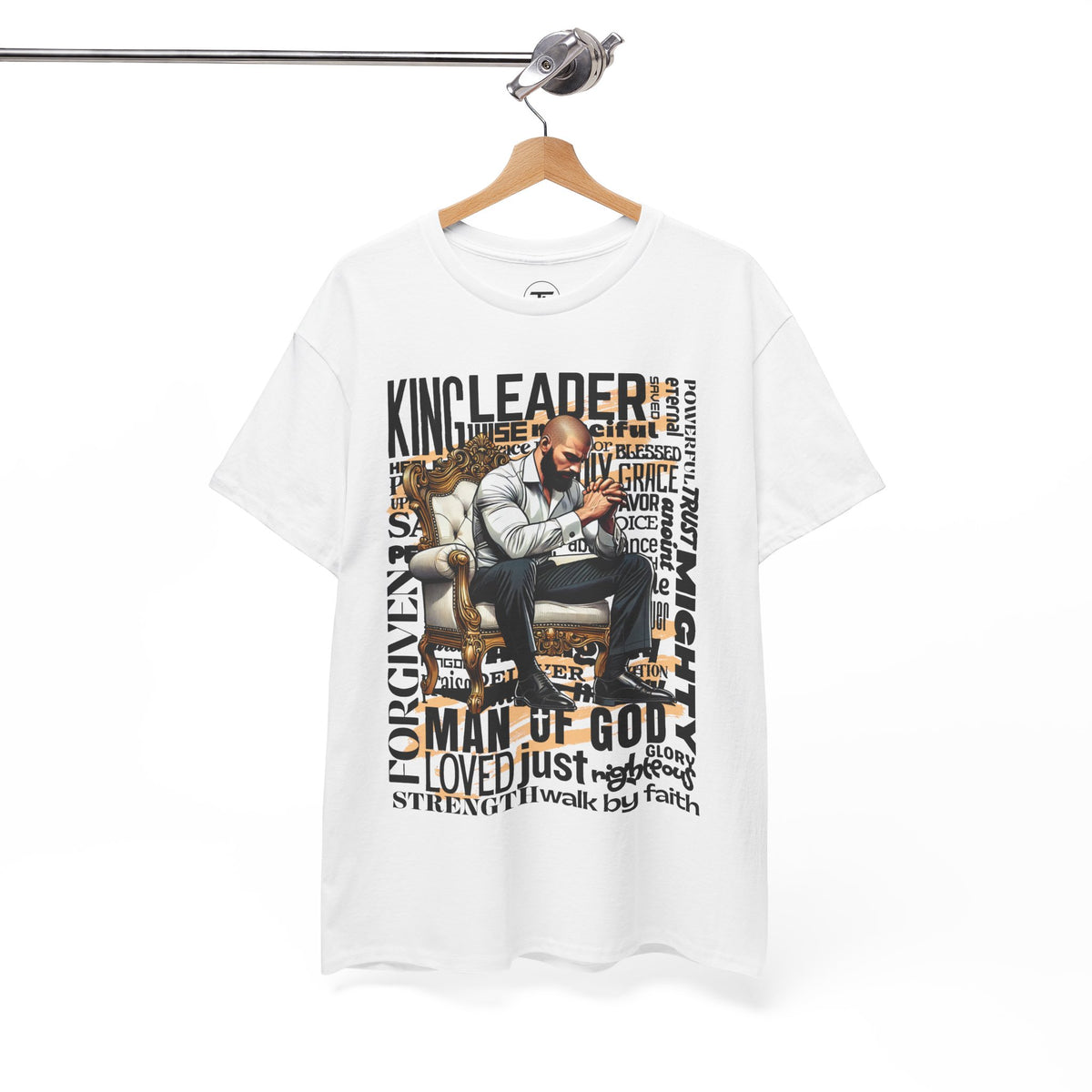 Christian Man of God Graphic Tee — "Man of God" Faith-Based Inspirational T-Shirt