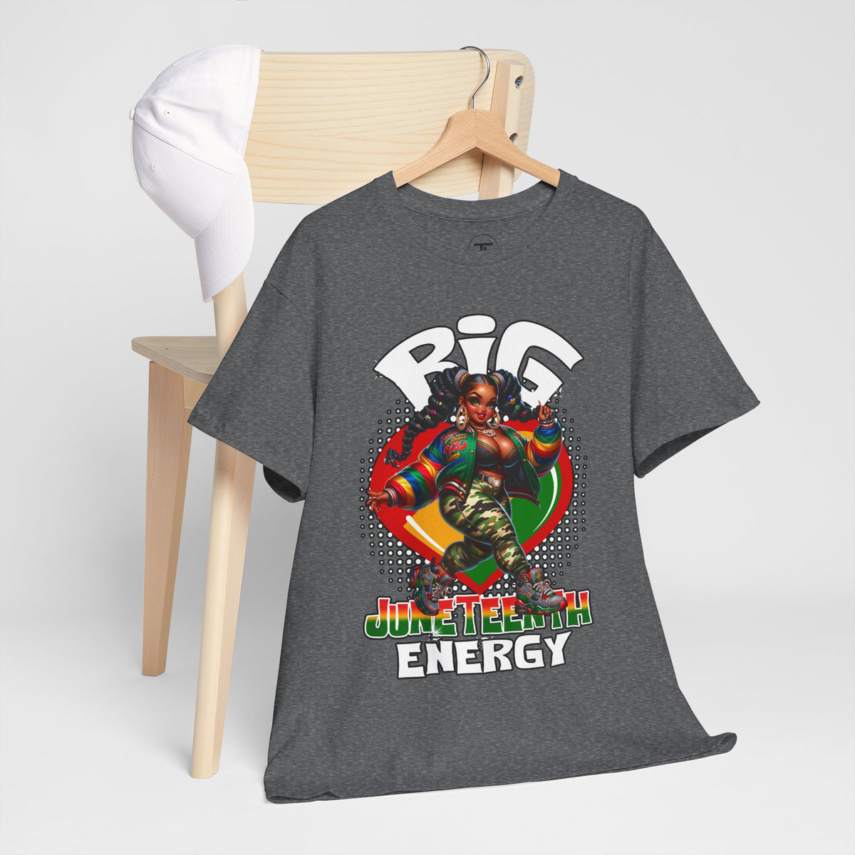 Reggae Energy Graphic Tee – "Big Energy" Dancehall Vibes T-Shirt
