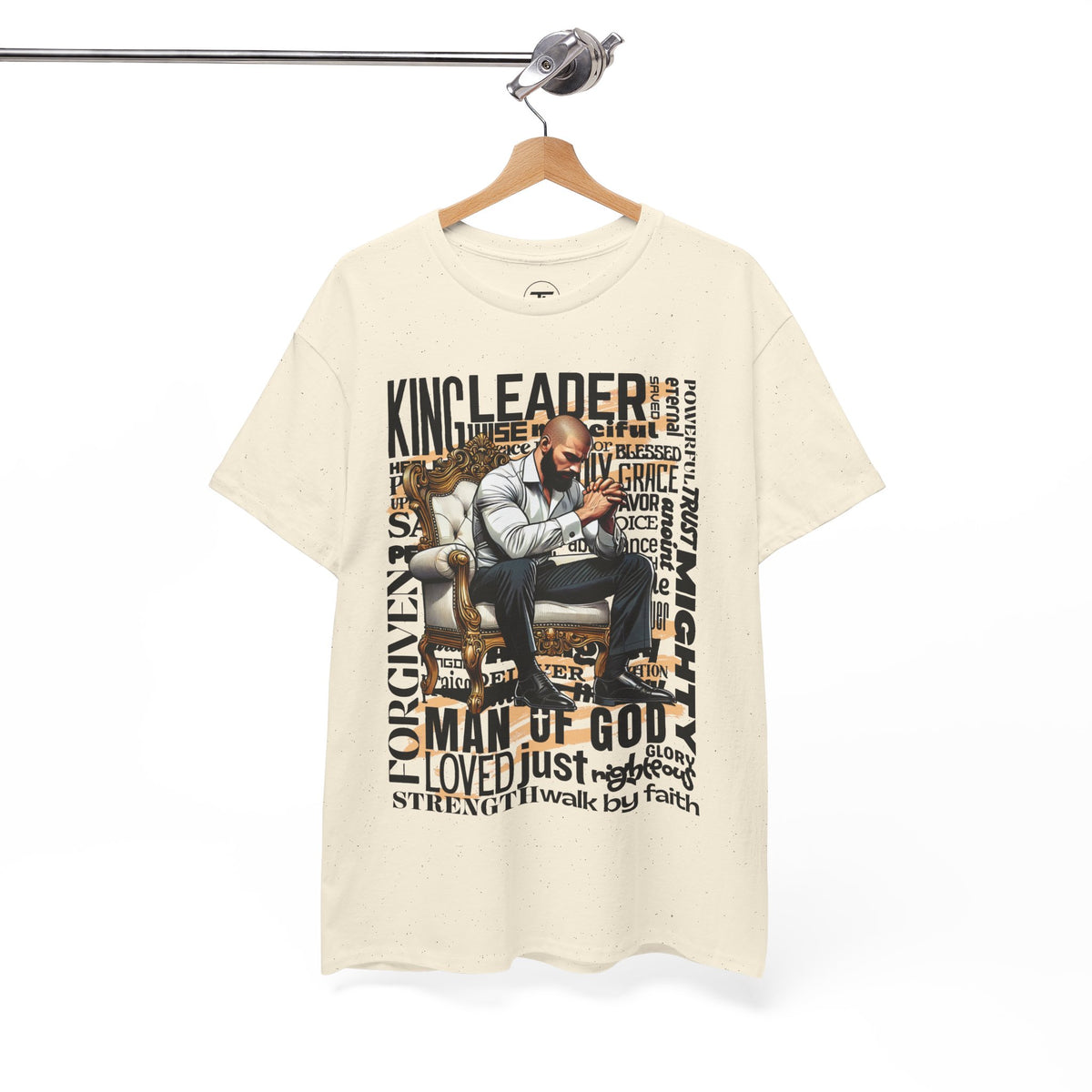 Christian Man of God Graphic Tee — "Man of God" Faith-Based Inspirational T-Shirt