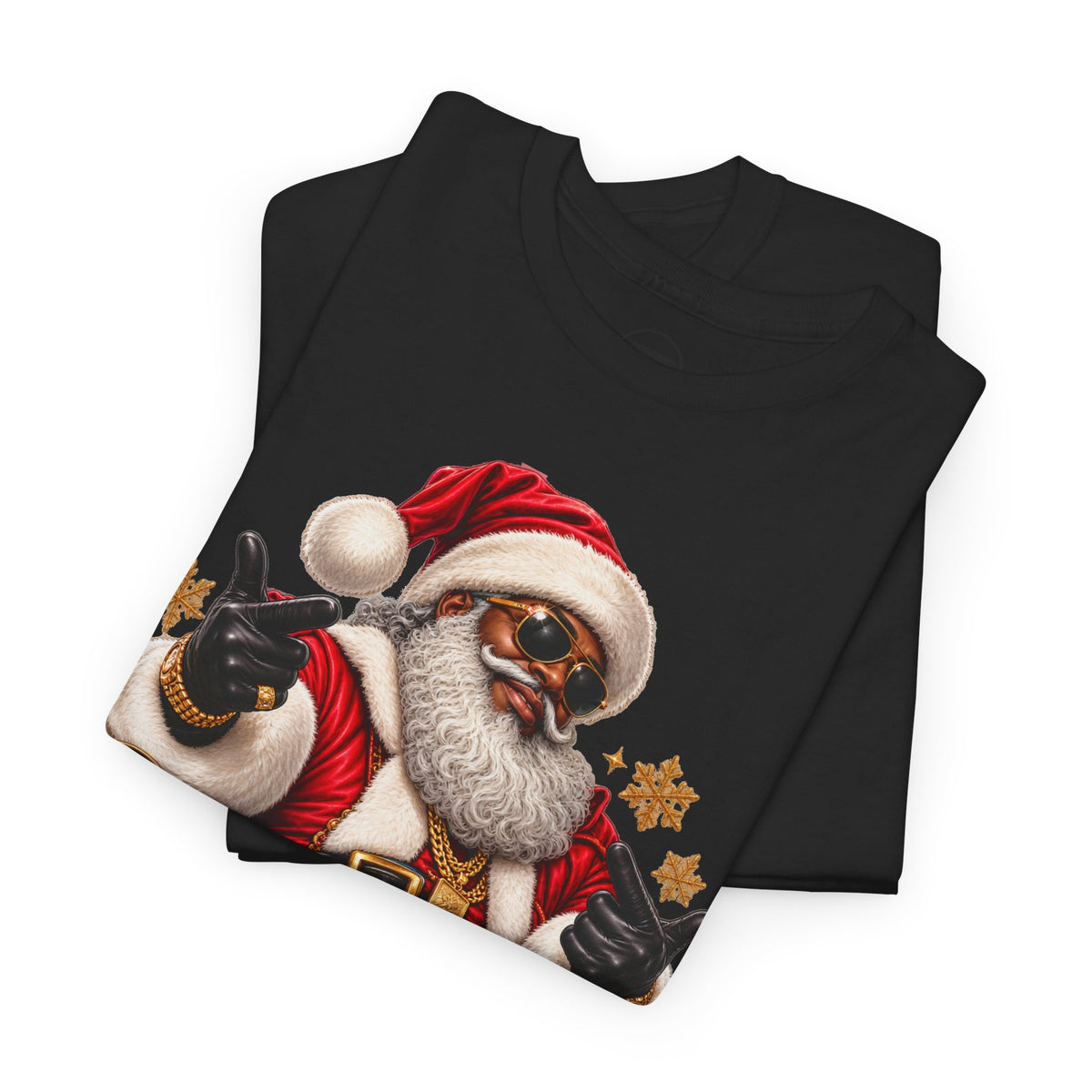 Sleighin’ All Day Santa Christmas T-Shirt | Funny Holiday Graphic Tee