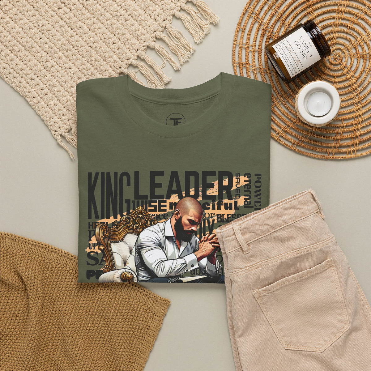 Christian Man of God Graphic Tee — "Man of God" Faith-Based Inspirational T-Shirt
