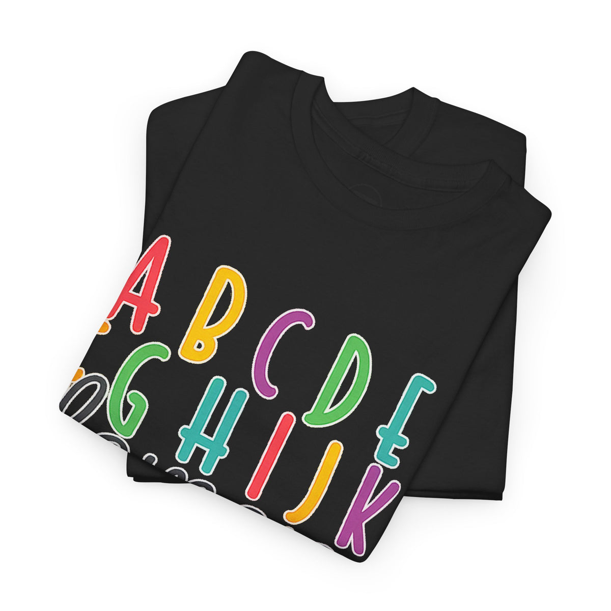 Alphabet Elemeno Kids Tee — Colorful ABCs Shirt for Teachers & Toddlers