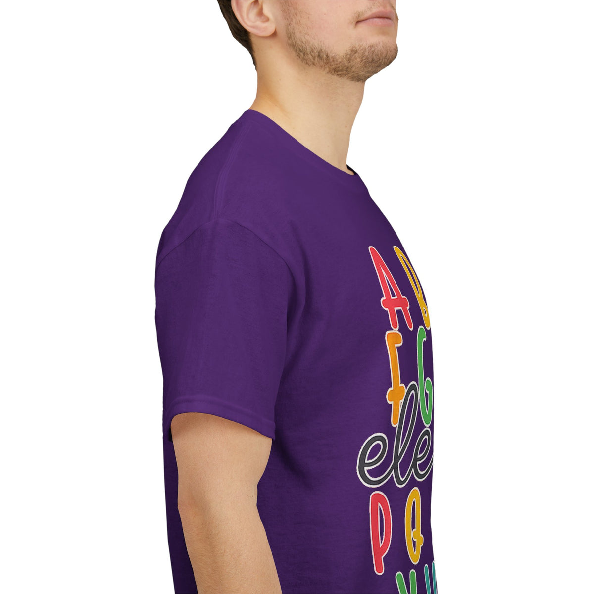 Alphabet Elemeno Kids Tee — Colorful ABCs Shirt for Teachers & Toddlers