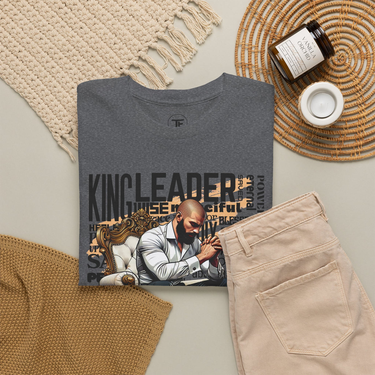 Christian Man of God Graphic Tee — "Man of God" Faith-Based Inspirational T-Shirt
