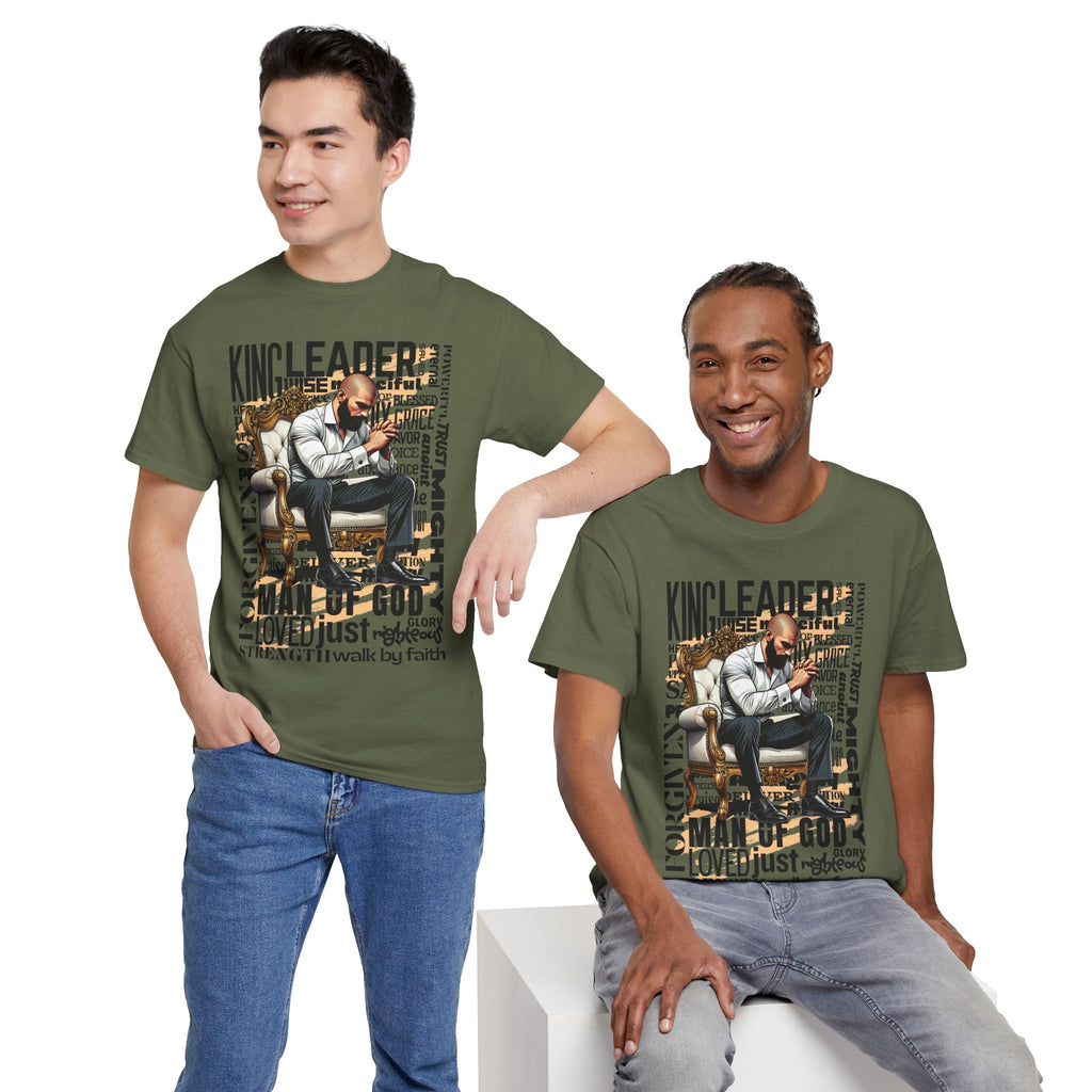Christian Man of God Graphic Tee — "Man of God" Faith-Based Inspirational T-Shirt