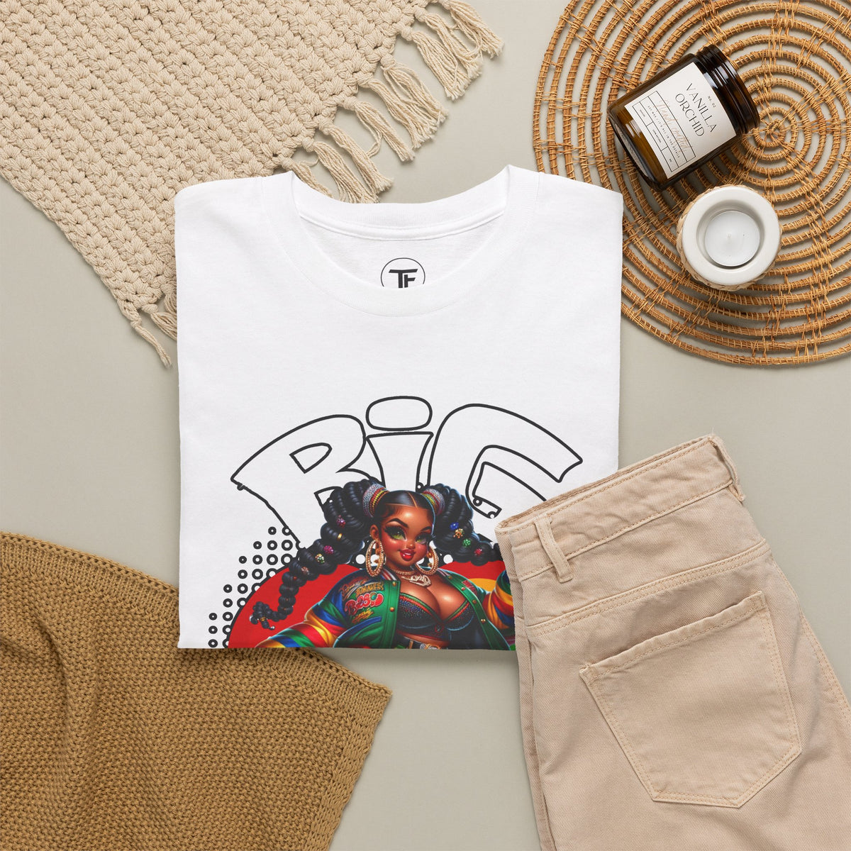 Reggae Energy Graphic Tee – "Big Energy" Dancehall Vibes T-Shirt