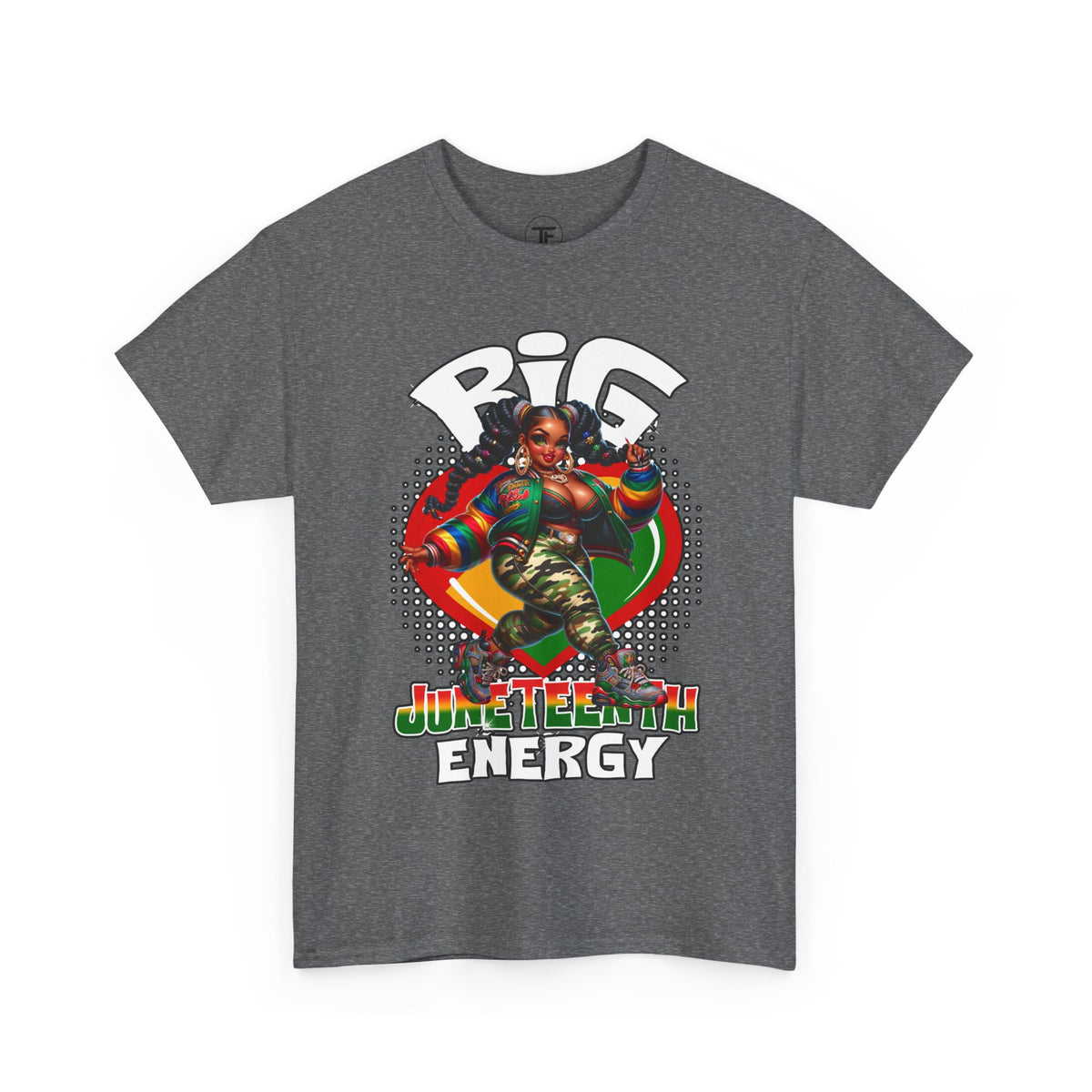 Reggae Energy Graphic Tee – "Big Energy" Dancehall Vibes T-Shirt