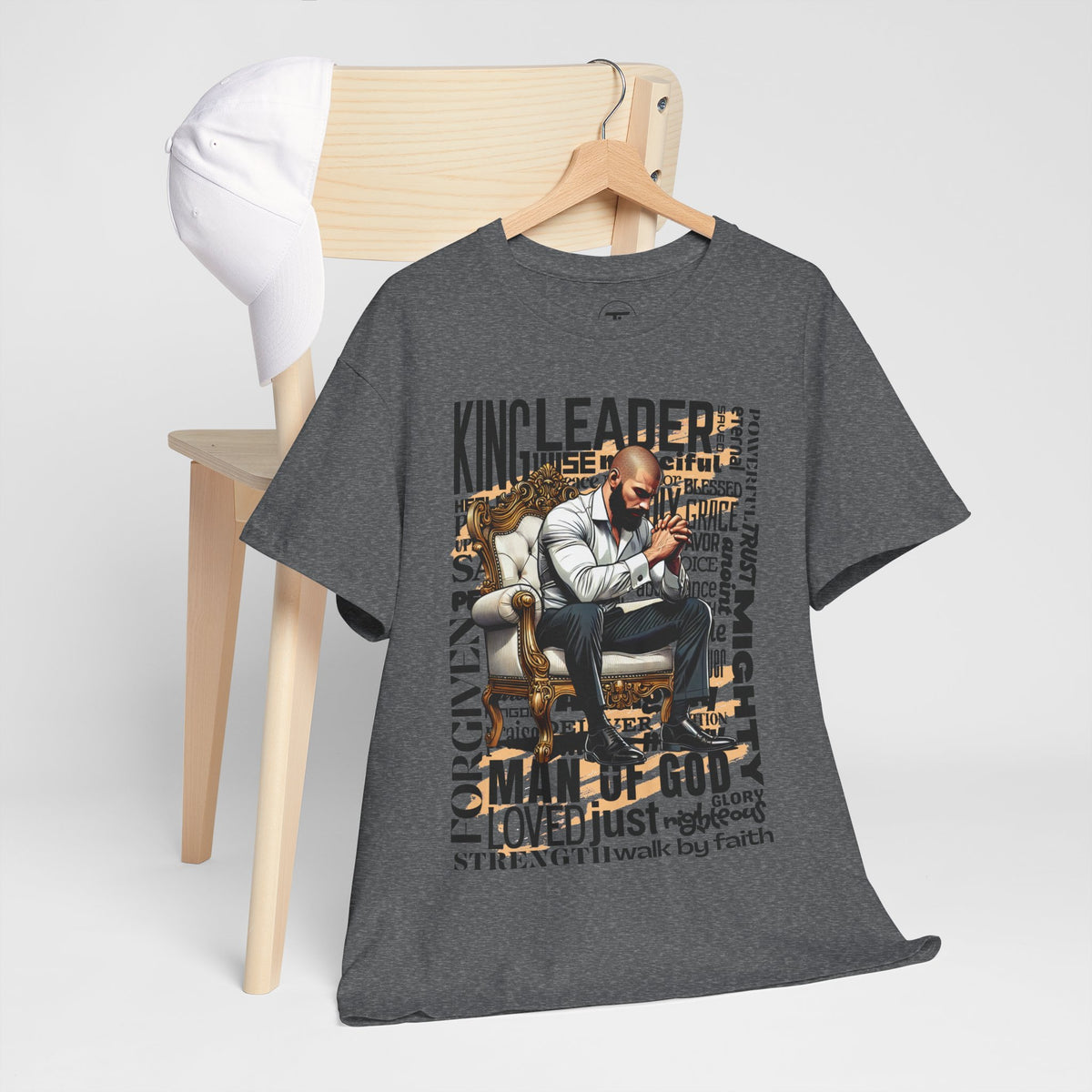 Christian Man of God Graphic Tee — "Man of God" Faith-Based Inspirational T-Shirt