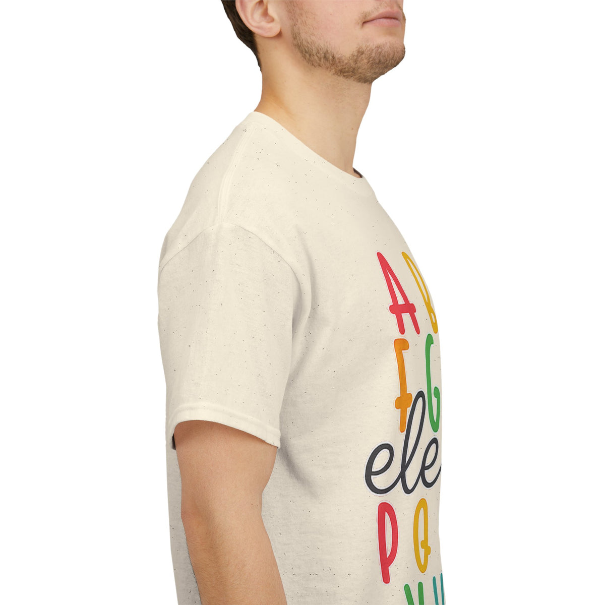 Alphabet Elemeno Kids Tee — Colorful ABCs Shirt for Teachers & Toddlers
