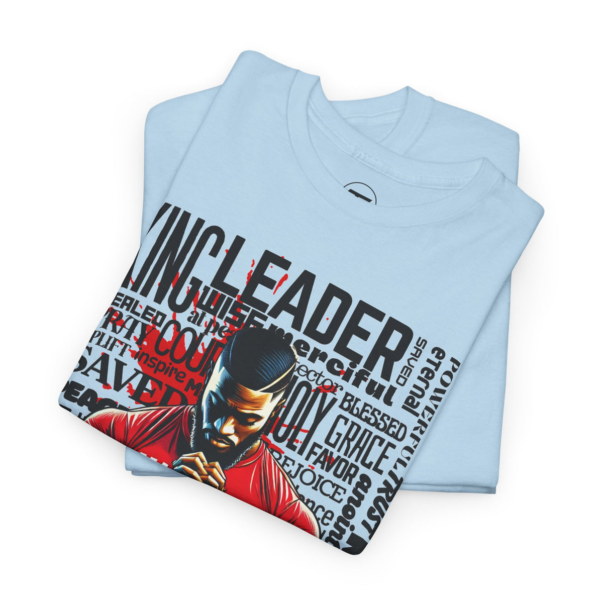 Faith-Inspired Graphic Tee — "Man of God" Prayer Design