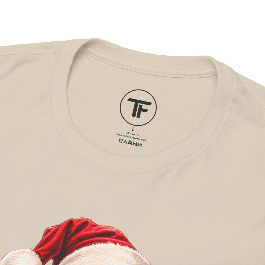 Sleighin’ All Day Santa Christmas T-Shirt | Funny Holiday Graphic Tee
