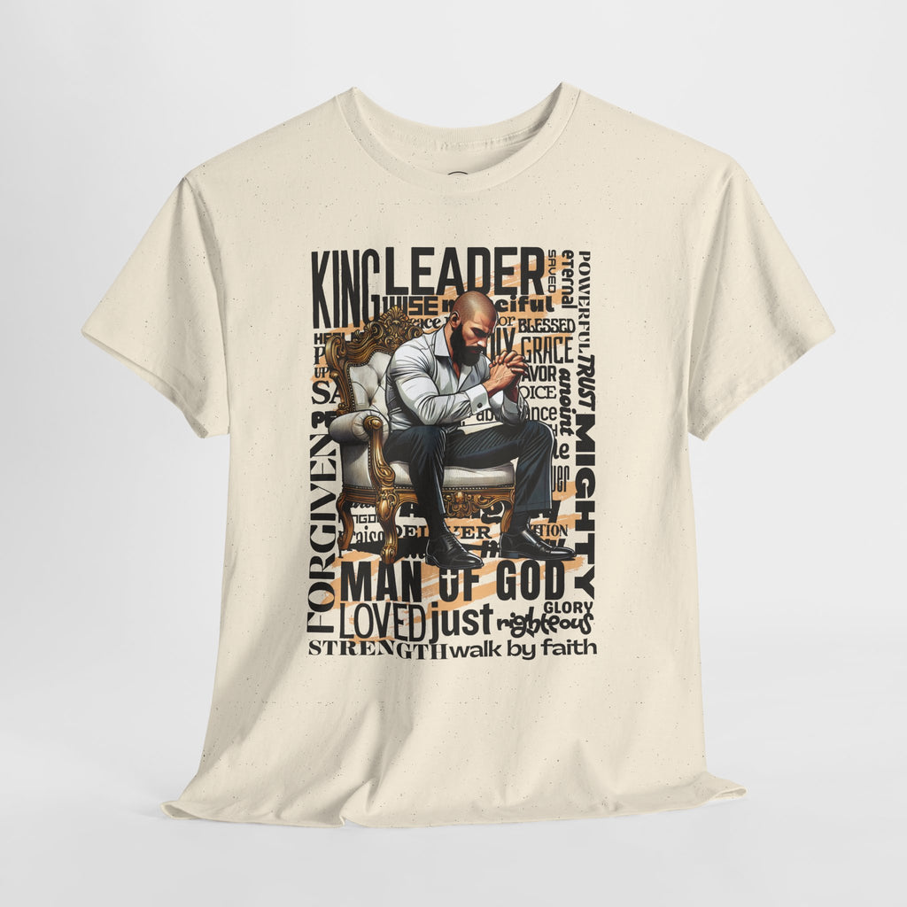 Christian Man of God Graphic Tee — "Man of God" Faith-Based Inspirational T-Shirt