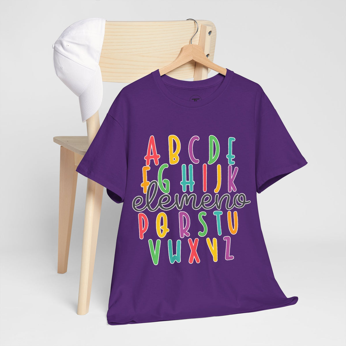 Alphabet Elemeno Kids Tee — Colorful ABCs Shirt for Teachers & Toddlers