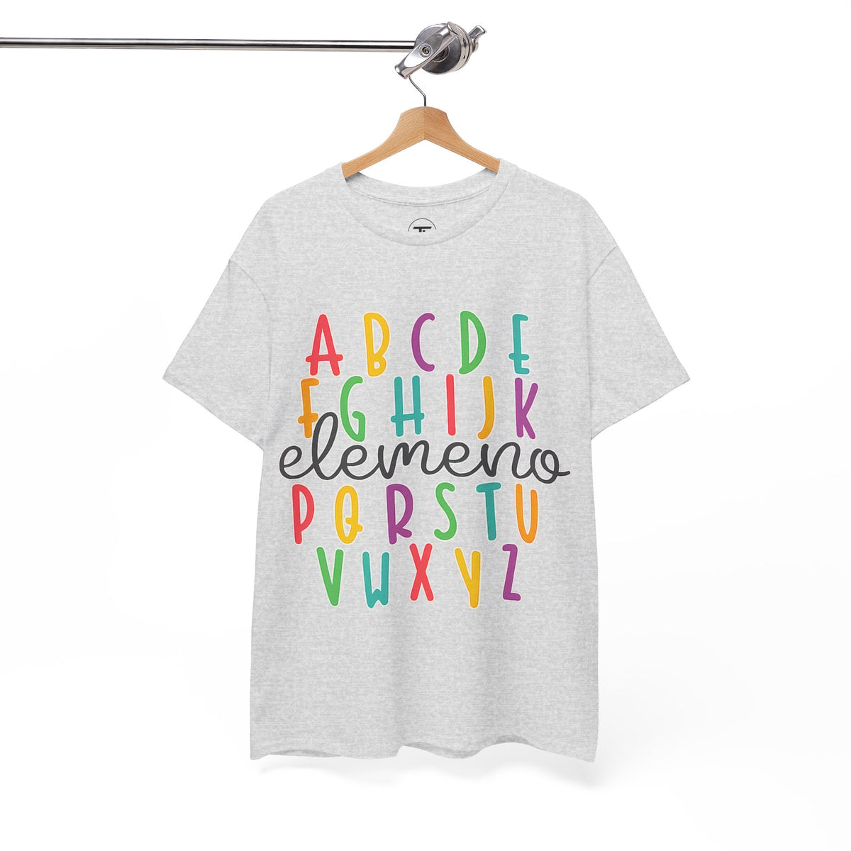 Alphabet Elemeno Kids Tee — Colorful ABCs Shirt for Teachers & Toddlers