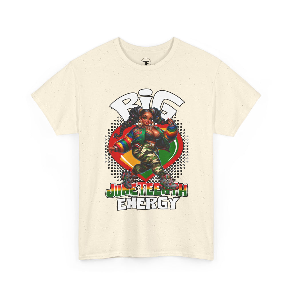 Reggae Energy Graphic Tee – "Big Energy" Dancehall Vibes T-Shirt