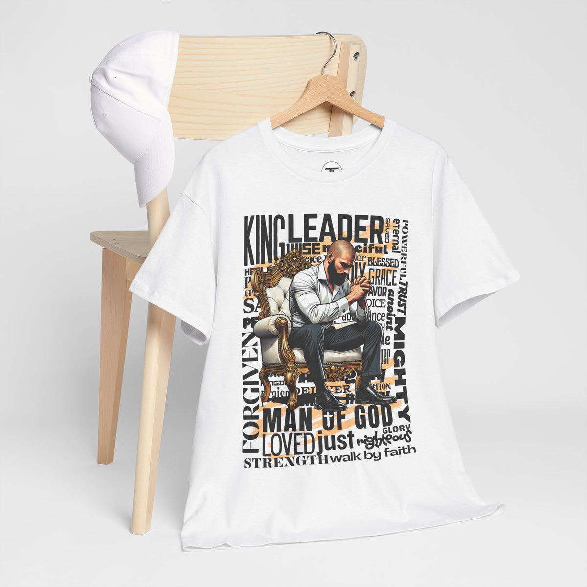 Christian Man of God faith-inspired graphic T-shirt