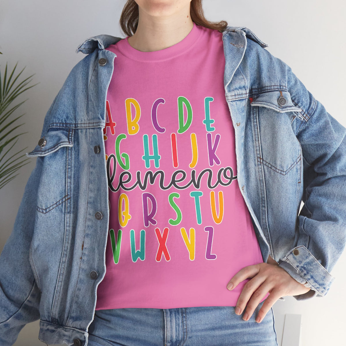 Alphabet Elemeno Kids Tee — Colorful ABCs Shirt for Teachers & Toddlers