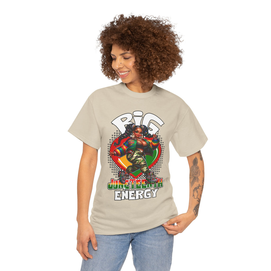 Reggae Energy Graphic Tee – "Big Energy" Dancehall Vibes T-Shirt