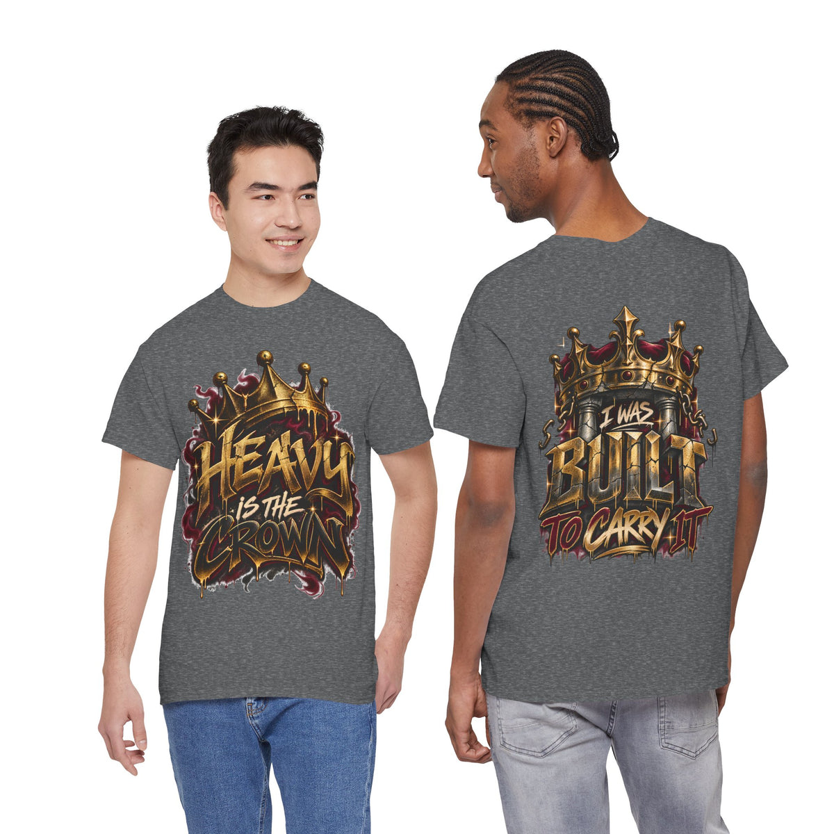 Heavy Is the Crown graphic tee | Crown typography shirt