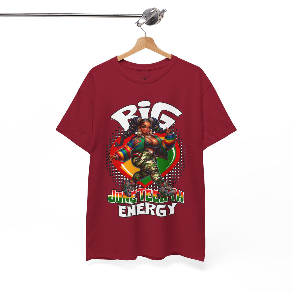 Reggae Energy Graphic Tee – "Big Energy" Dancehall Vibes T-Shirt