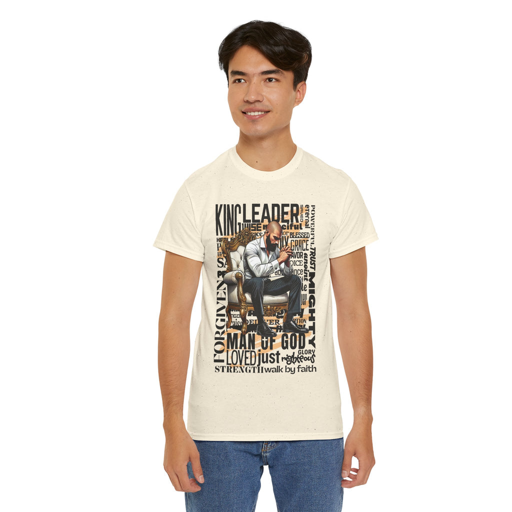 Christian Man of God Graphic Tee — "Man of God" Faith-Based Inspirational T-Shirt