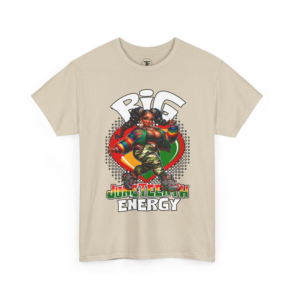Reggae Energy Graphic Tee – "Big Energy" Dancehall Vibes T-Shirt