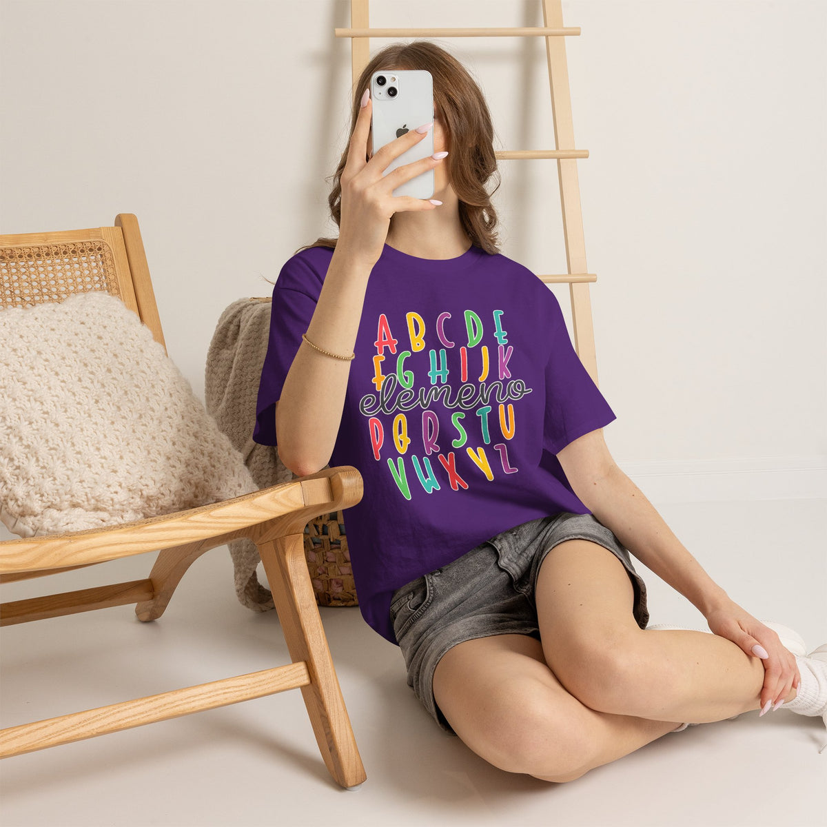 Alphabet Elemeno Kids Tee — Colorful ABCs Shirt for Teachers & Toddlers