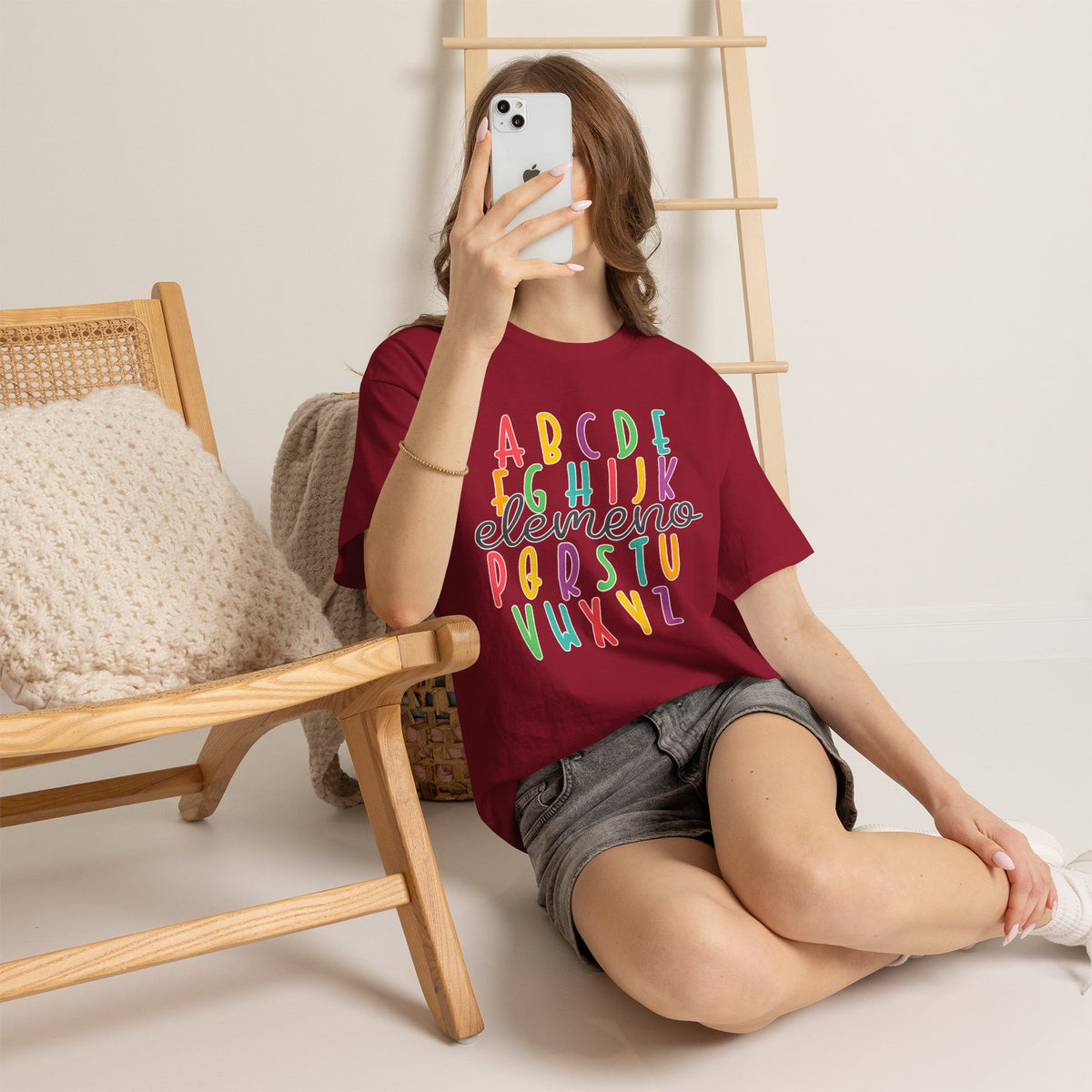Alphabet Elemeno Kids Tee — Colorful ABCs Shirt for Teachers & Toddlers