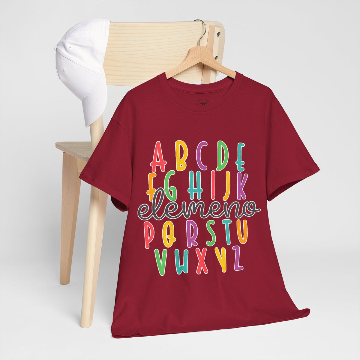 Alphabet Elemeno Kids Tee — Colorful ABCs Shirt for Teachers & Toddlers