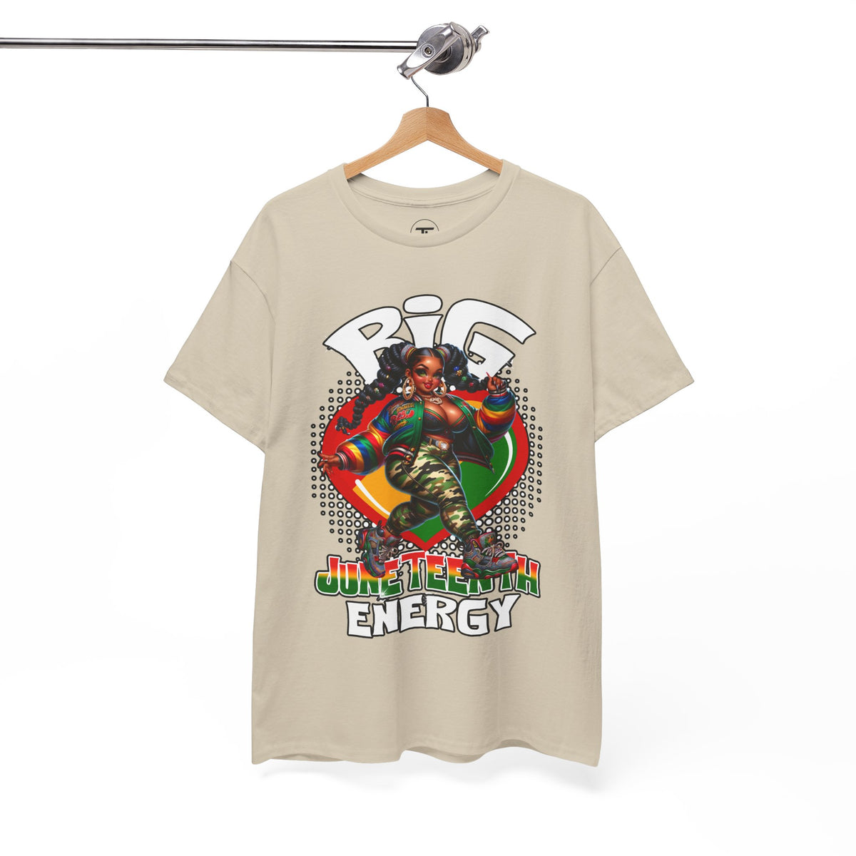 Reggae Energy Graphic Tee – "Big Energy" Dancehall Vibes T-Shirt