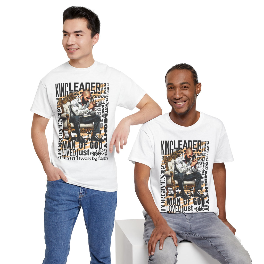 Christian Man of God Graphic Tee — "Man of God" Faith-Based Inspirational T-Shirt