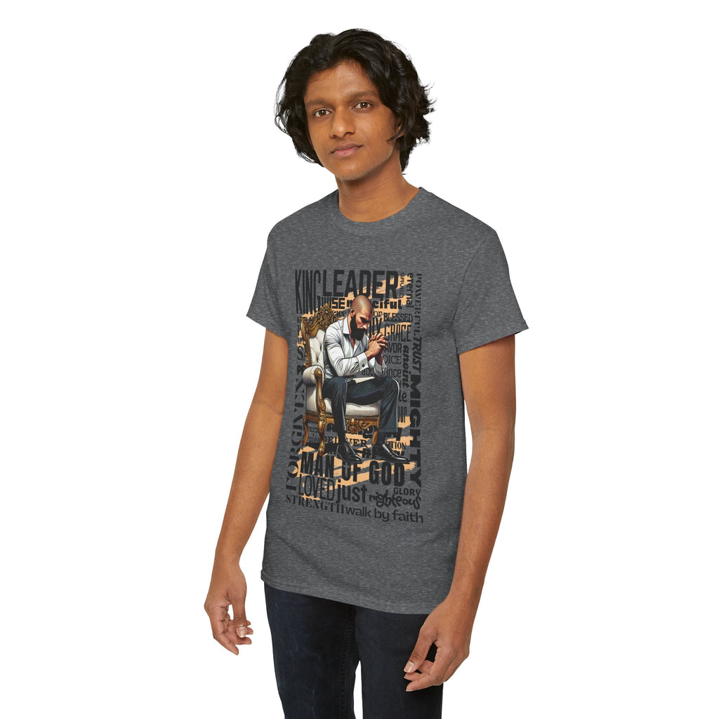 Christian Man of God Graphic Tee — "Man of God" Faith-Based Inspirational T-Shirt