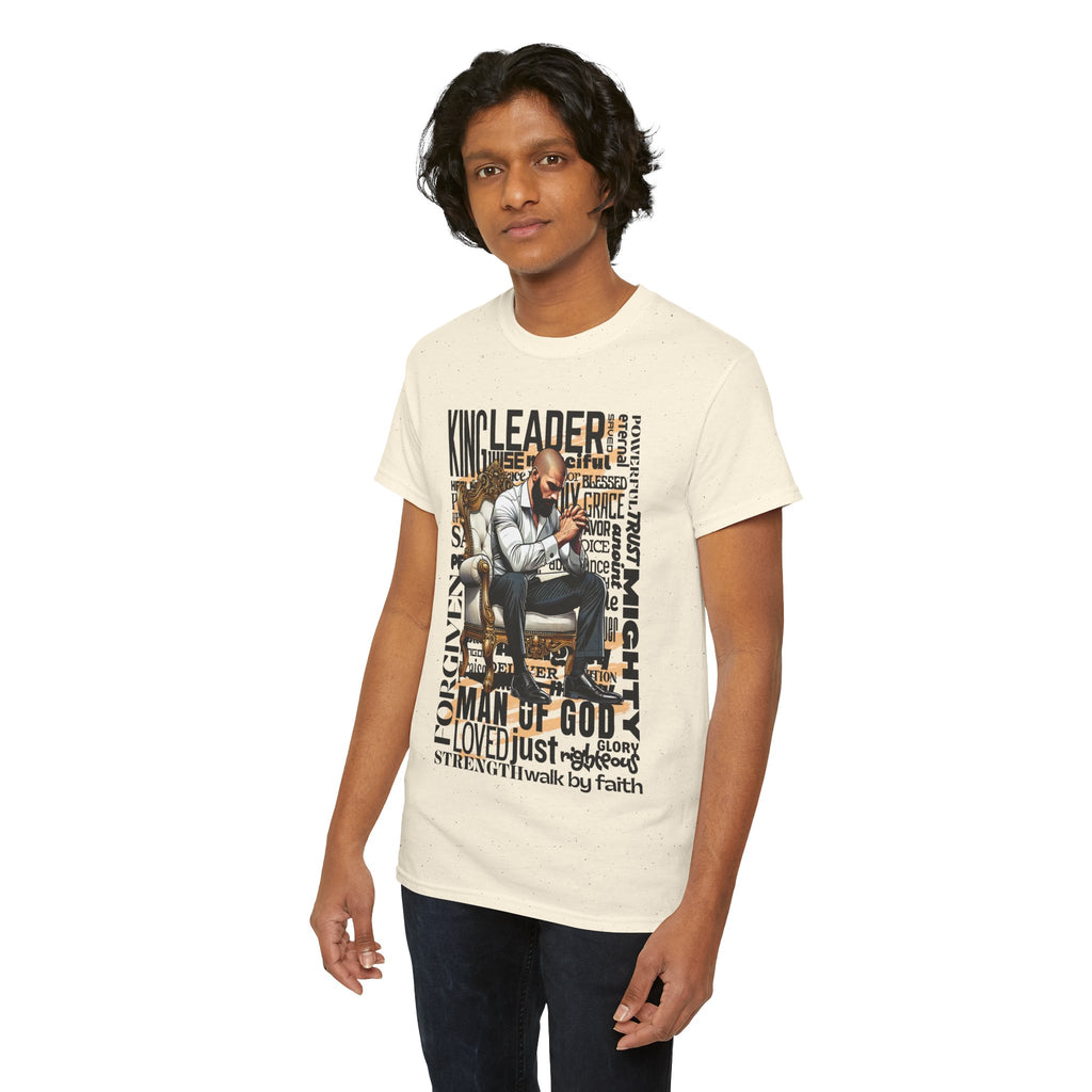 Christian Man of God Graphic Tee — "Man of God" Faith-Based Inspirational T-Shirt