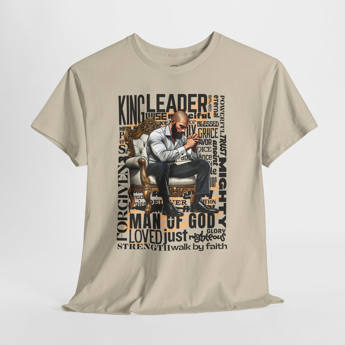 Christian Man of God Graphic Tee — "Man of God" Faith-Based Inspirational T-Shirt