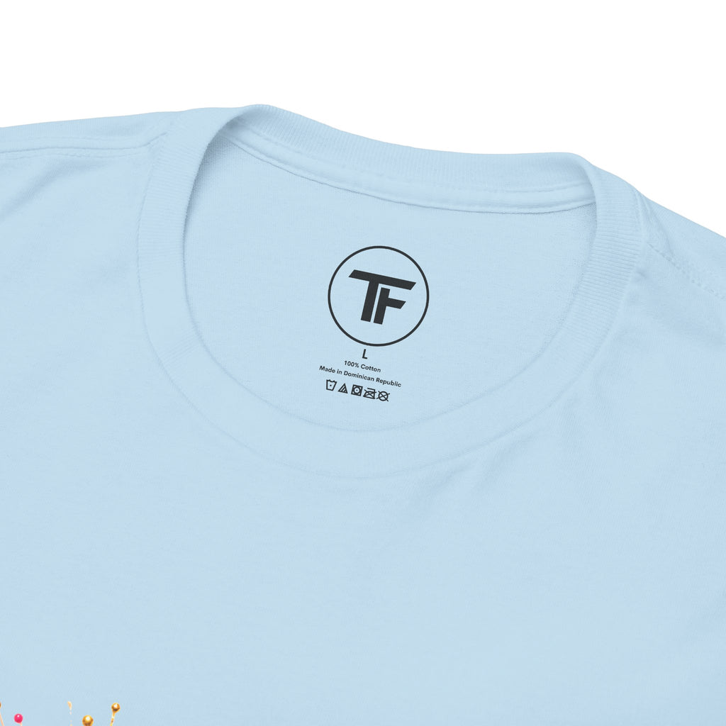 FAITH Leopard Bow T-Shirt Pink Faith Graphic Tee for Women & Girls product mockup
