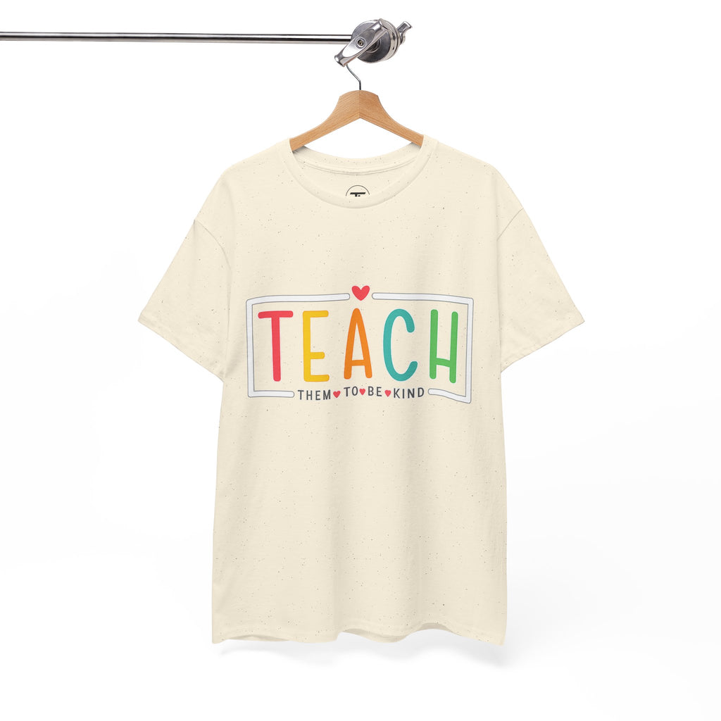 Teach Colorful Heart T-Shirt — Cute Teacher Appreciation Tee