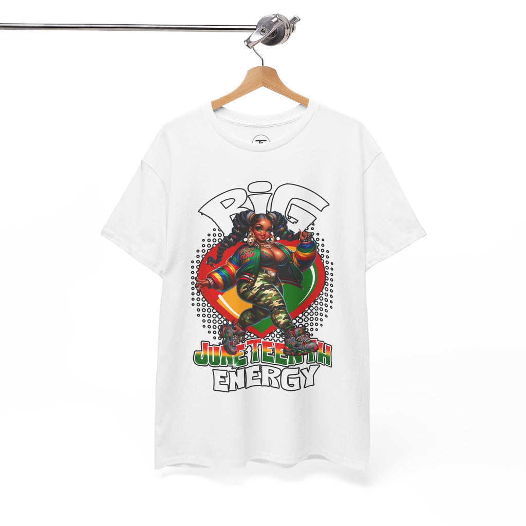 Reggae Energy Graphic Tee – "Big Energy" Dancehall Vibes T-Shirt