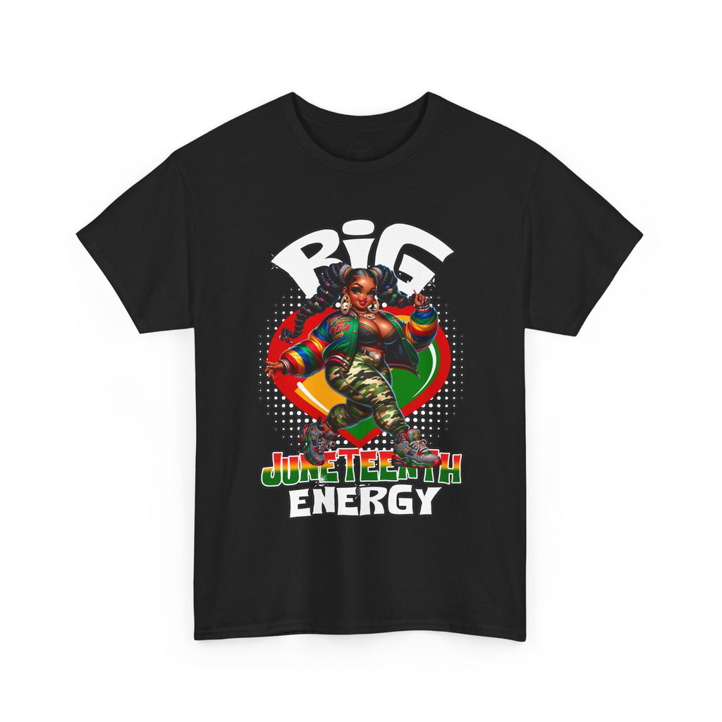 Reggae Energy Graphic Tee – "Big Energy" Dancehall Vibes T-Shirt