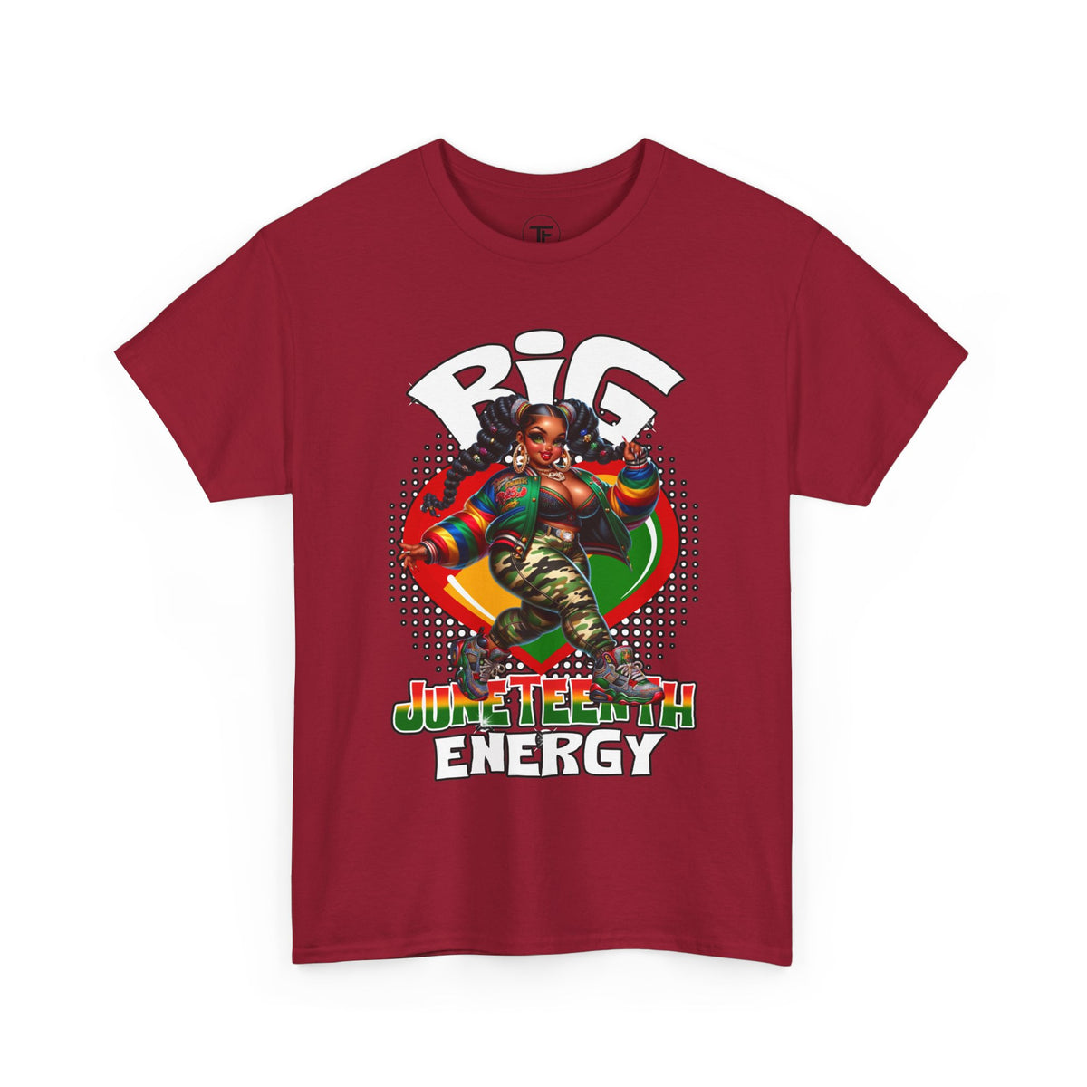 Reggae Energy Graphic Tee – "Big Energy" Dancehall Vibes T-Shirt