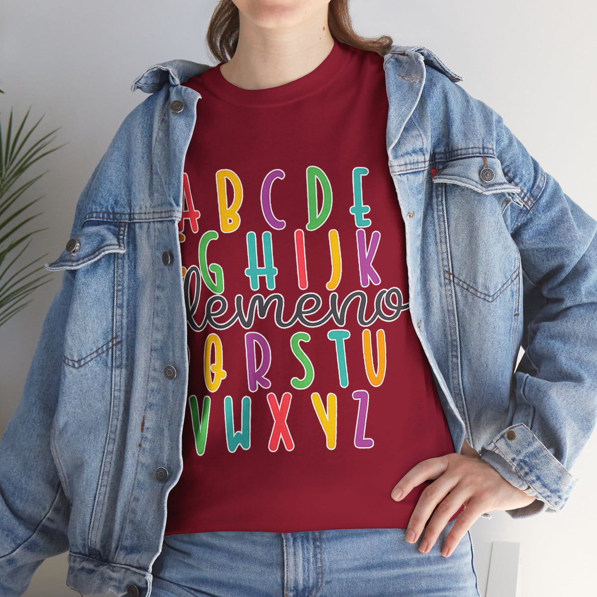 Alphabet Elemeno Kids Tee — Colorful ABCs Shirt for Teachers & Toddlers