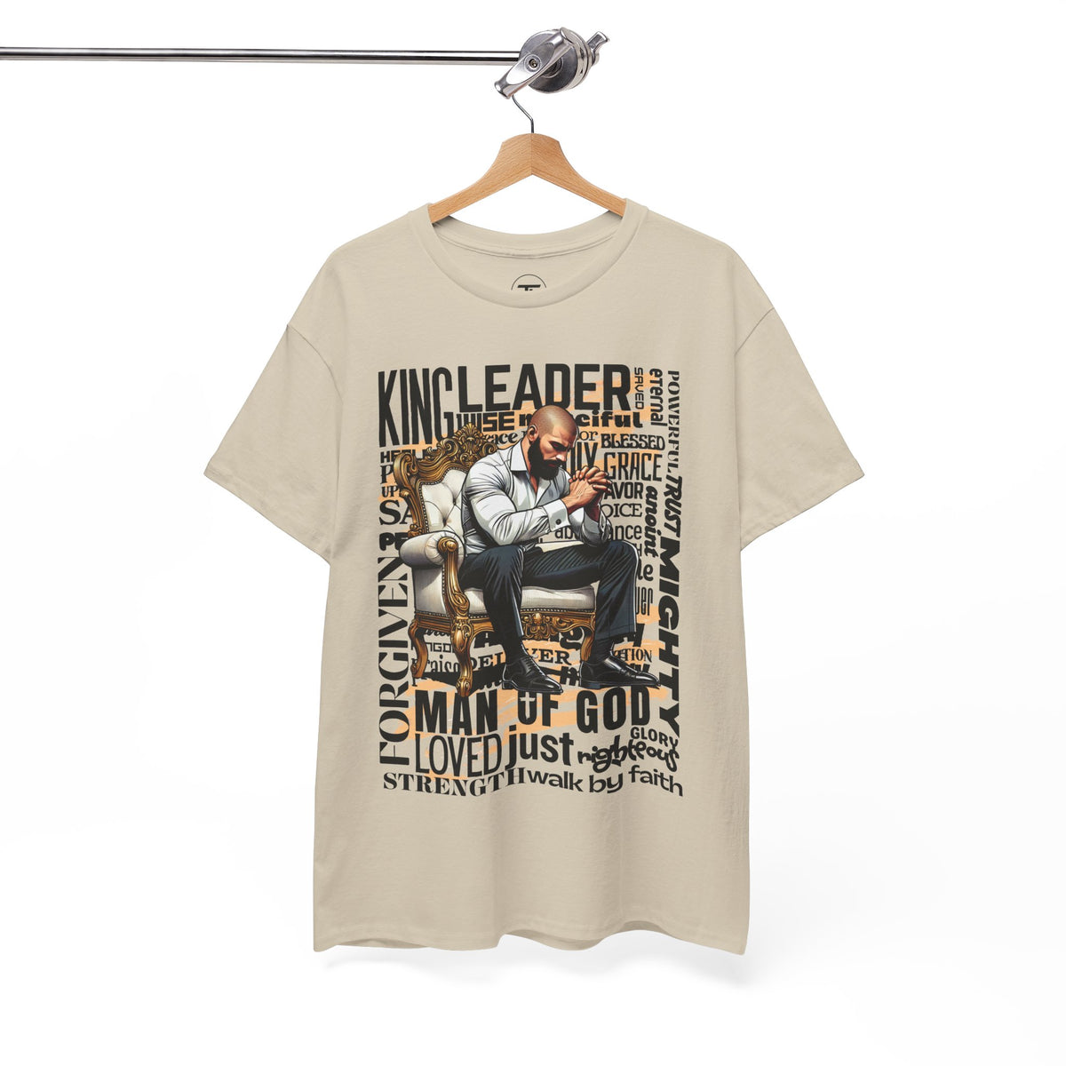 Christian Man of God Graphic Tee — "Man of God" Faith-Based Inspirational T-Shirt
