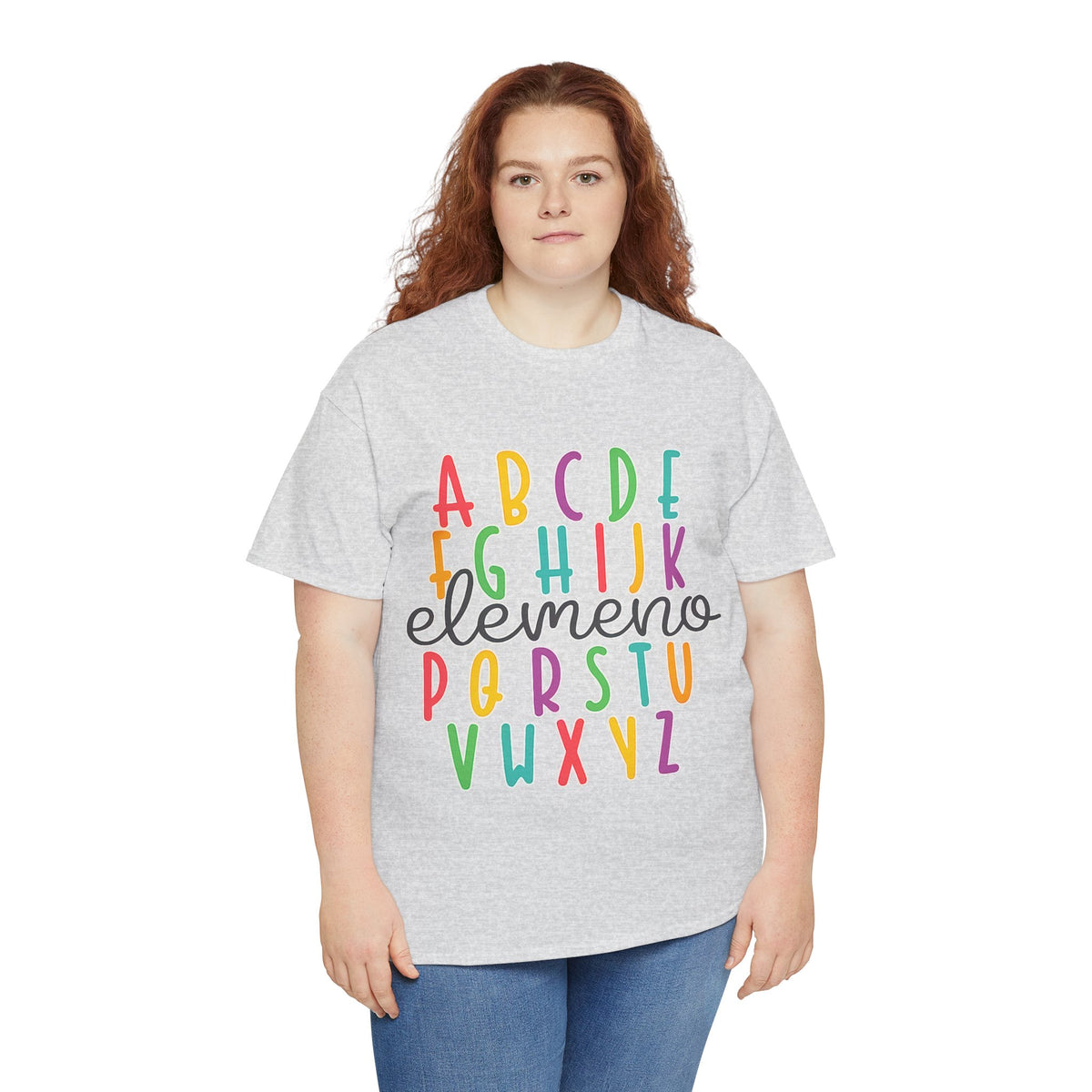 Alphabet Elemeno Kids Tee — Colorful ABCs Shirt for Teachers & Toddlers